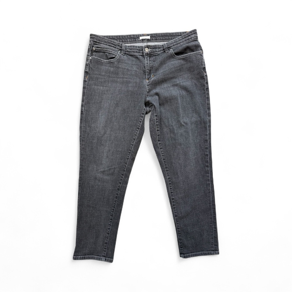 Eileen Fisher Organic Cotton Stretch‎ Mid Rise Skinny Jeans